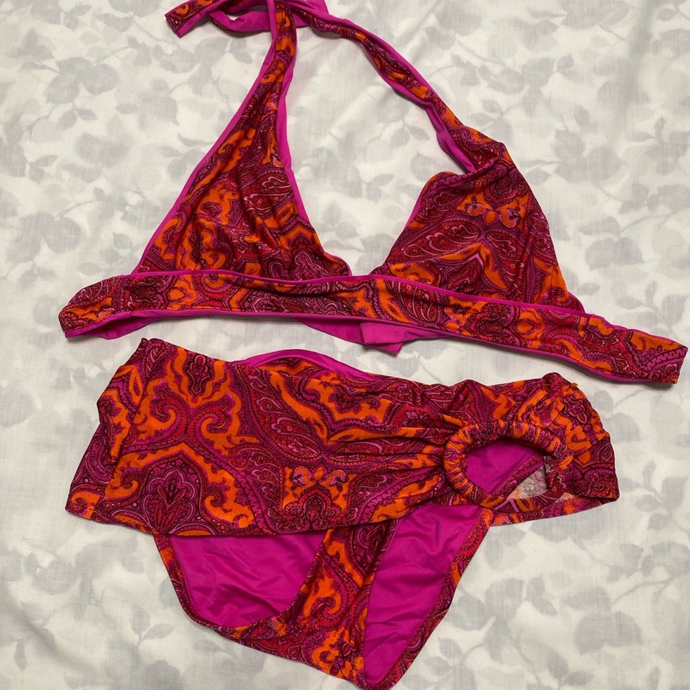 Y2k becca paisley bikini set